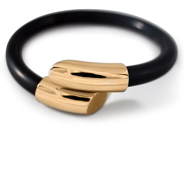 ProStyle Gold, 19cm / Силиконово-металлический браслет ПроСтайл Голд, 19см / Магнитные украшения, повышение иммунитета, отрицательно заряженные ионы