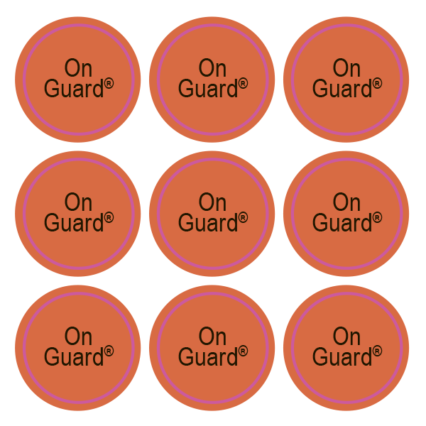 Стикеры On Guard / 108 стикеров на 1 листе