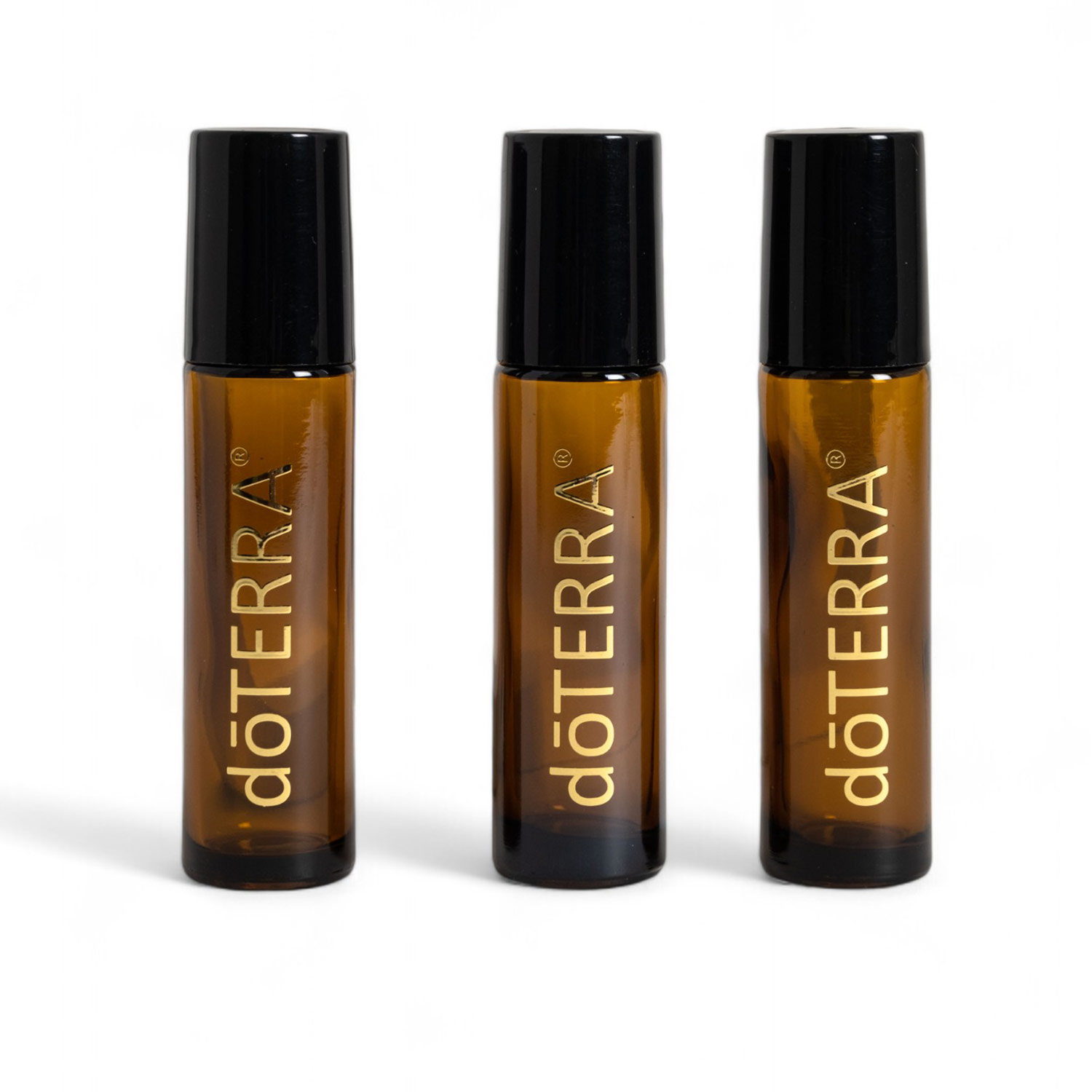 Набор флаконов роликов doTERRA (тëмное стекло), 10 мл (3 шт.)