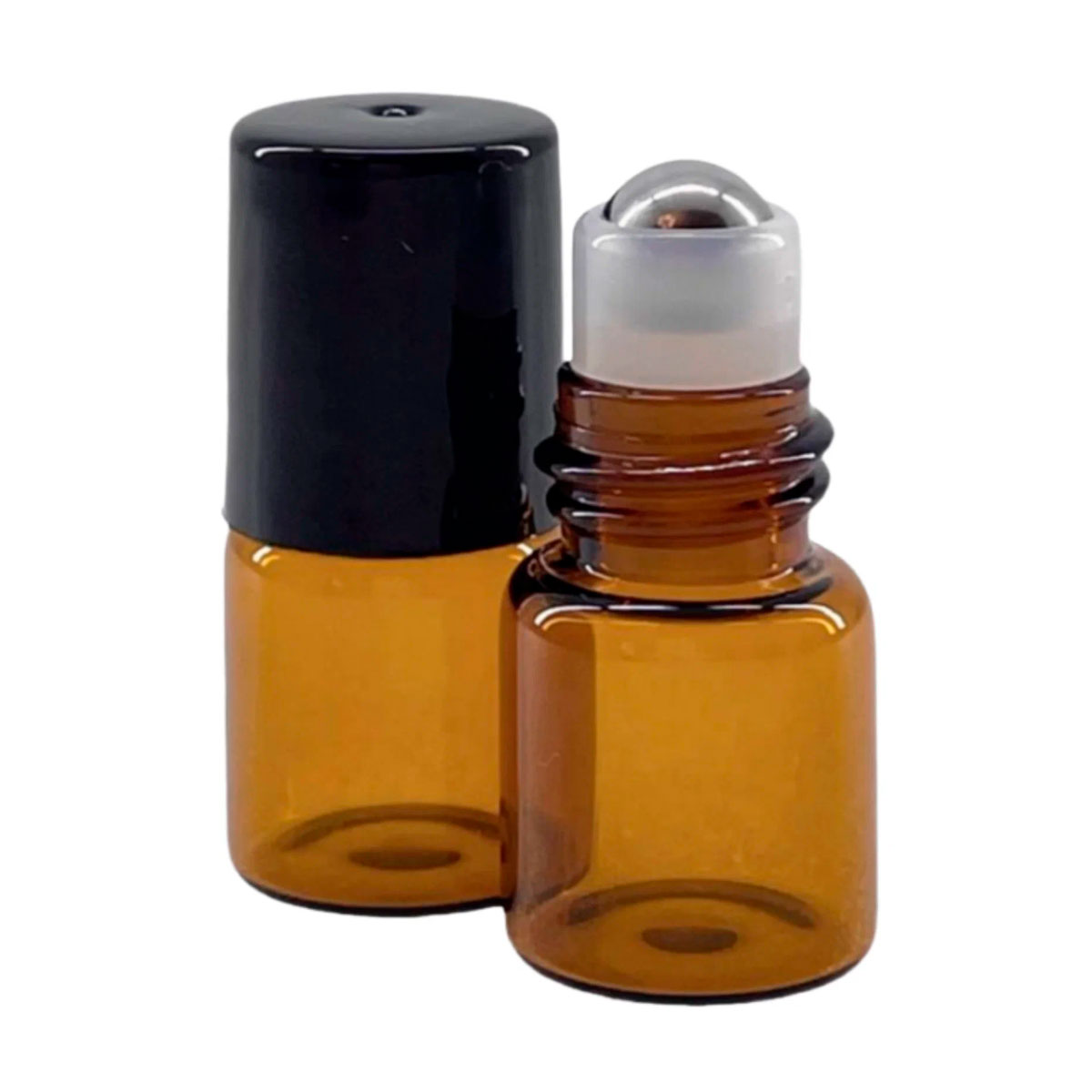 Флакон роллер 1 мл для эфирных масел, темное стекло