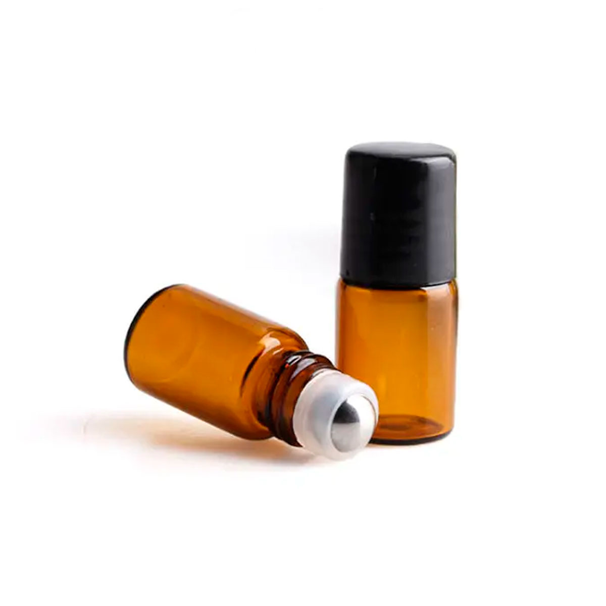 Флакон роллер 2 мл для эфирных масел, темное стекло