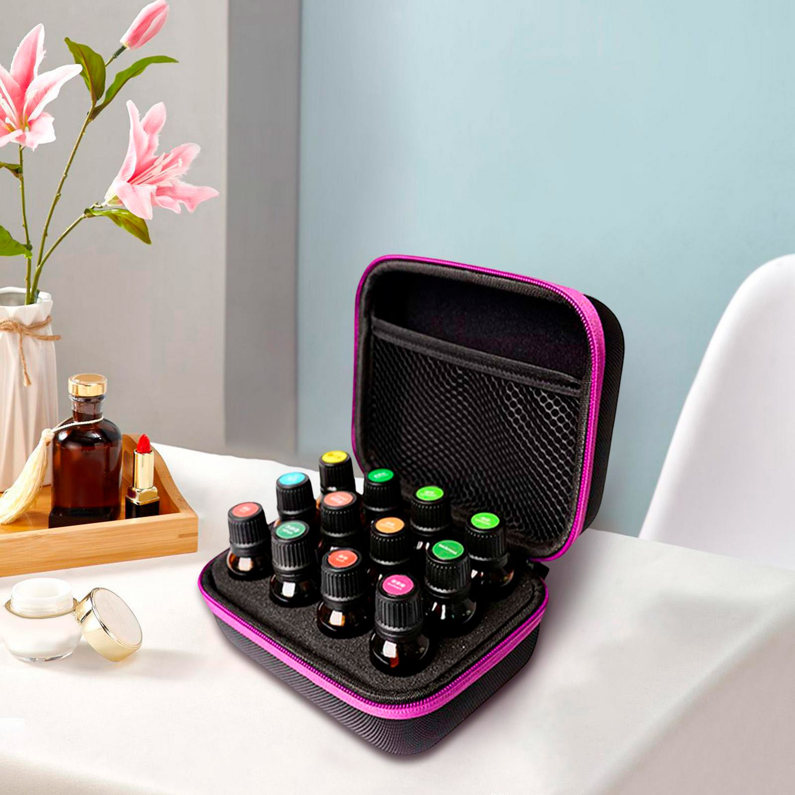 Кейс: 12 драгоценностей, на 15 мл фуксия