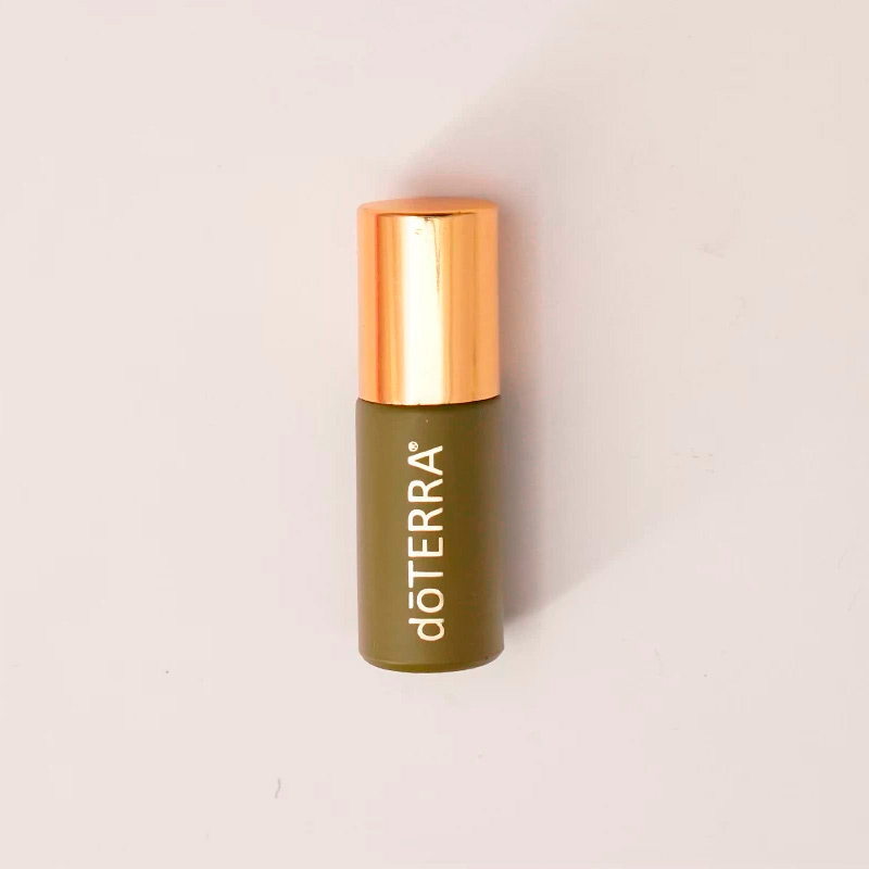 Флакон ролик: Матовое стекло, 5 мл, (1 шт.) темно-зеленый