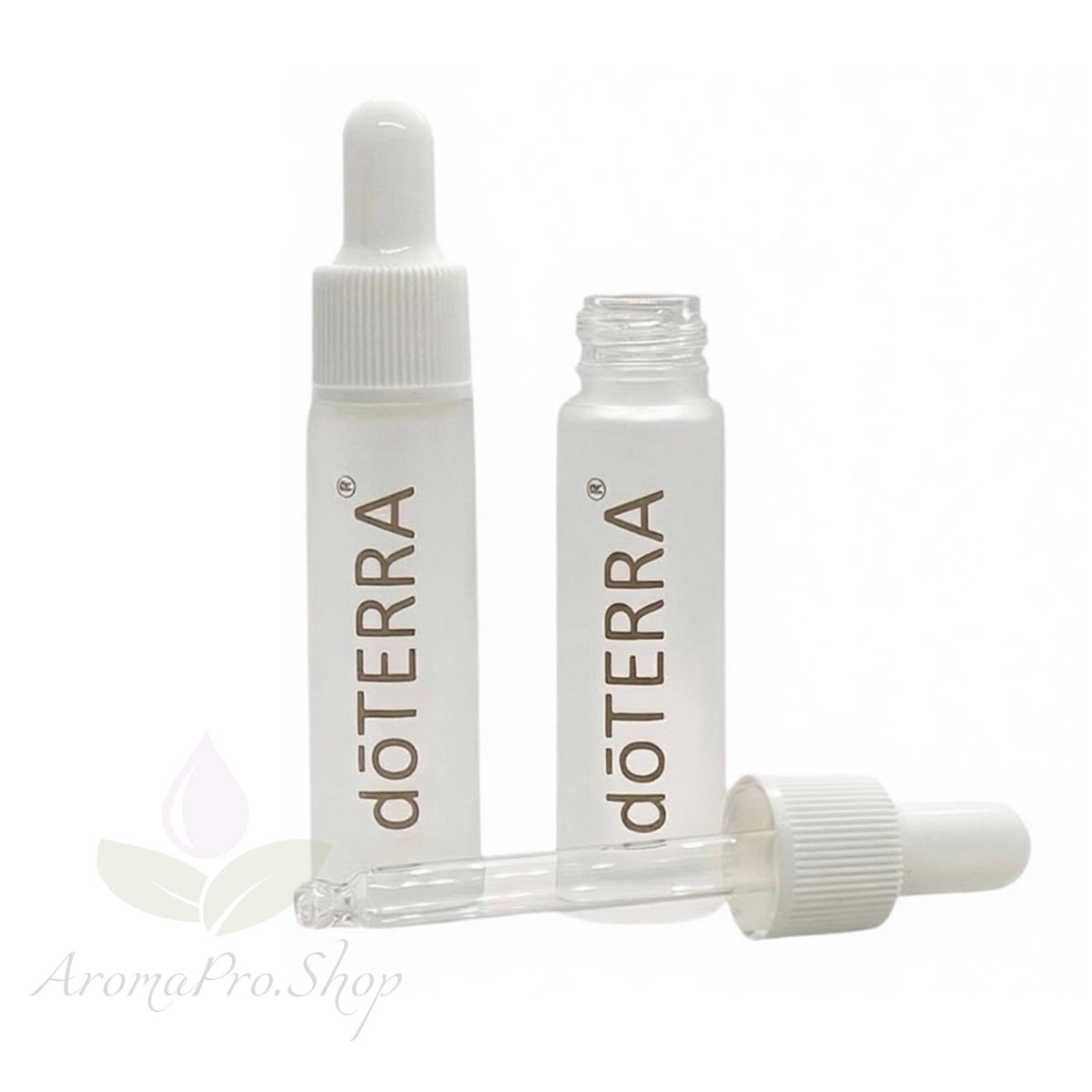 Флакон с пипеткой белый матовый, 10 мл doTERRA АромаПро