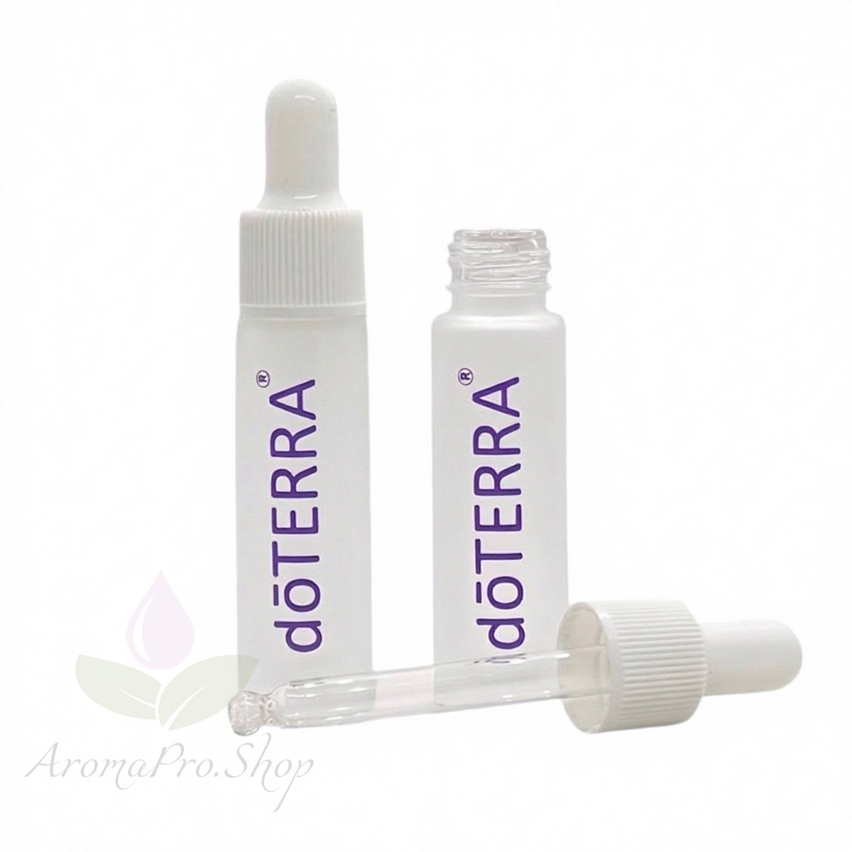 Флакон с пипеткой белый матовый, 10 мл,  doTERRA АромаПро