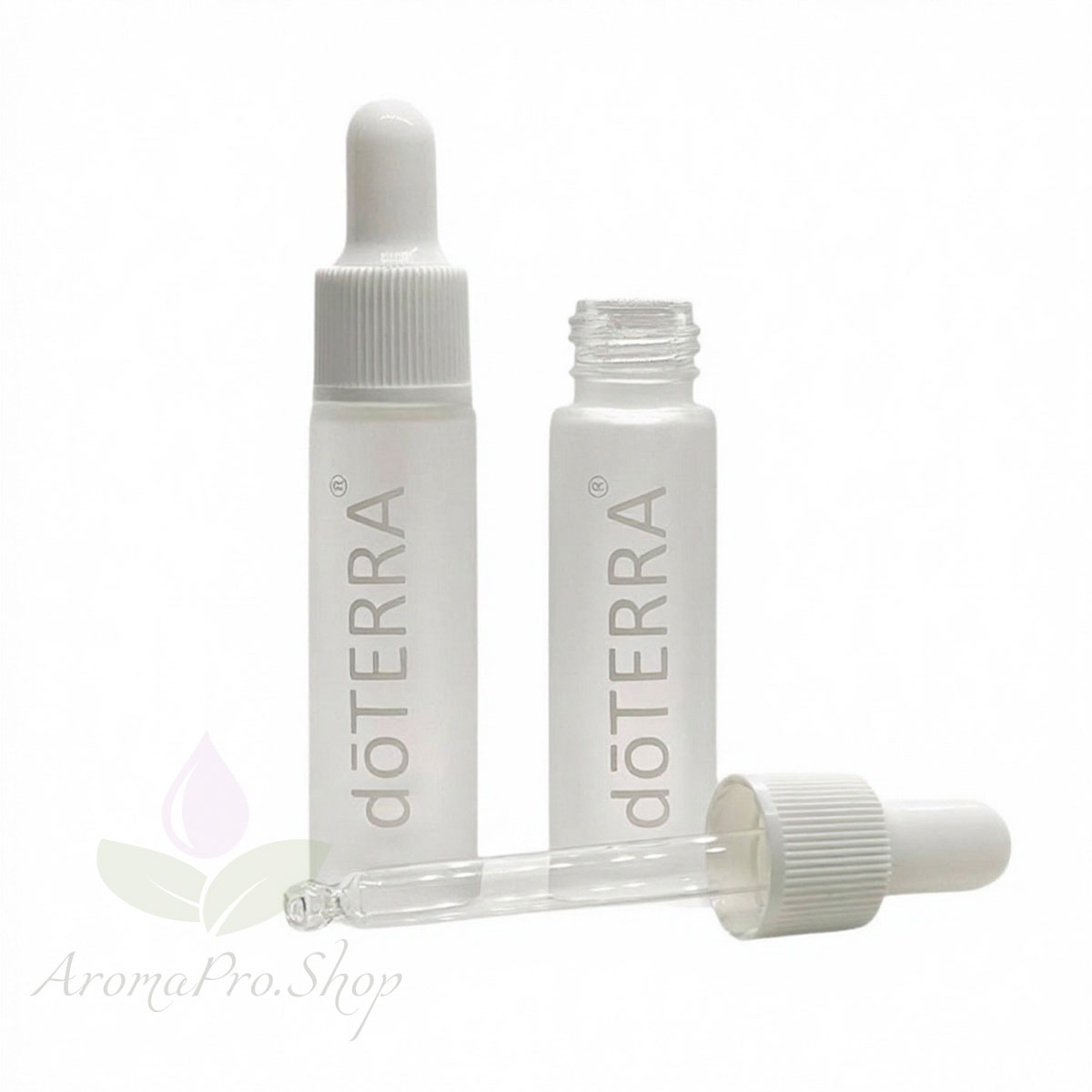 Флакон с пипеткой белый матовый, 10 мл,  doTERRA АромаПро