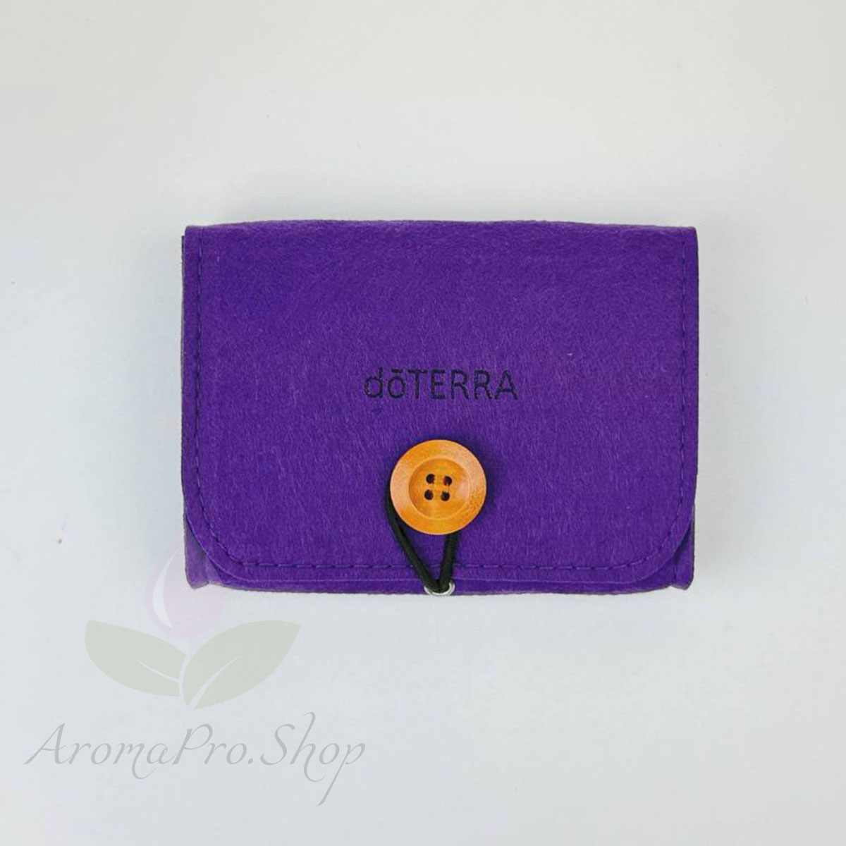 Аромакосметичка фетровая лого doTERRA, дерзкий фиолет АромаПро