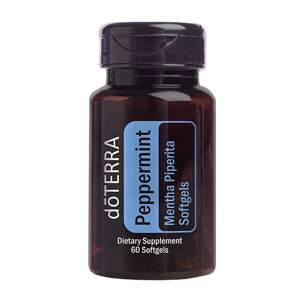 Peppermint Softgels/ Капсулы перечной мяты 60 шт doTERRA