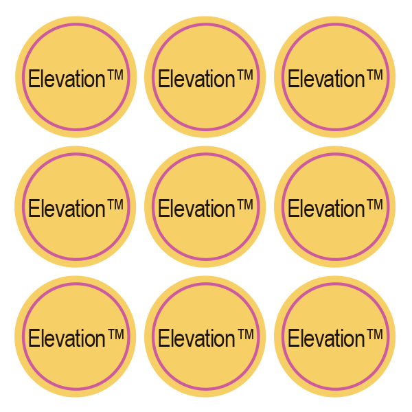 Стикеры Elevation / 108 стикеров на 1 листе