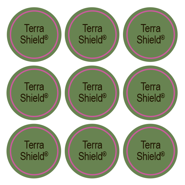Стикеры TerraShield / 108 стикеров на 1 листе