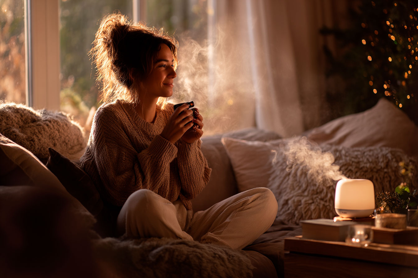 новогодние эфирные масла - какие смеси создают уют дома - обучение по эфирным аромамаслам Doterra